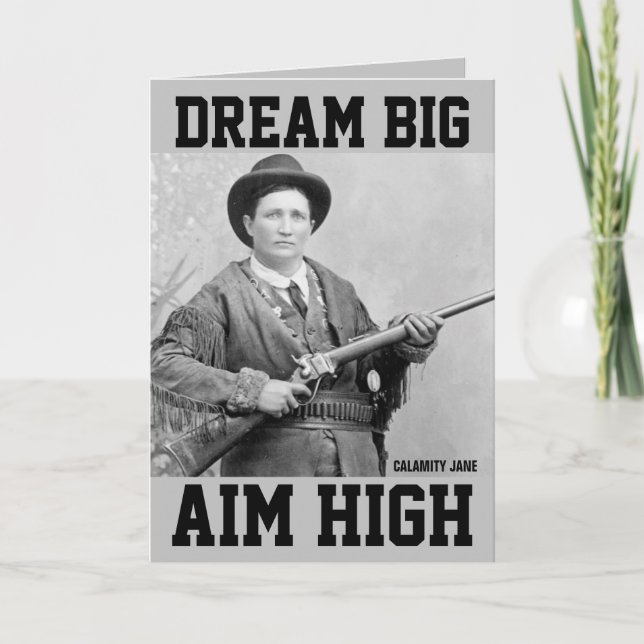 CALAMITY JANE BIRTHDAY CARDS FOR HER (Front)
