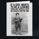 CALAMITY JANE BIRTHDAY COWGIRL GREETING CARDS<br><div class="desc">CALAMITY JANE QUOTE BIRTHDAY GREETING CARDS. INSIDE READS: HAPPY BIRTHDAY TO ONE LEGENDARY GAL!</div>