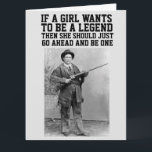 CALAMITY JANE BIRTHDAY COWGIRL GREETING CARDS<br><div class="desc">CALAMITY JANE QUOTE BIRTHDAY GREETING CARDS. INSIDE READS: HAPPY BIRTHDAY TO ONE LEGENDARY GAL!</div>