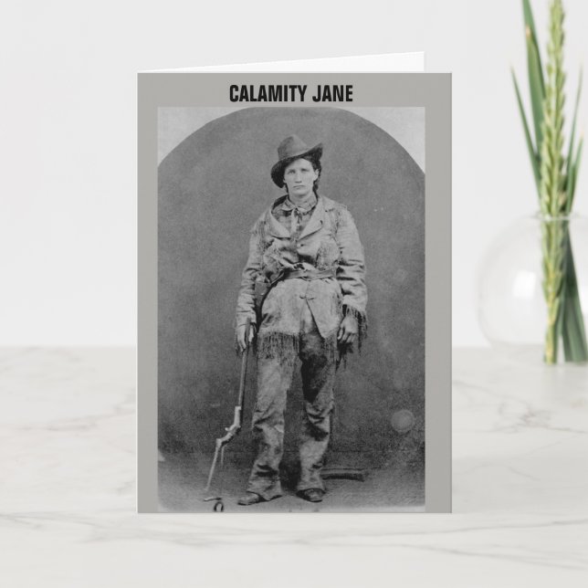 CALAMITY JANE GREETING CARDS, ALL OCCASION CARD (Front)