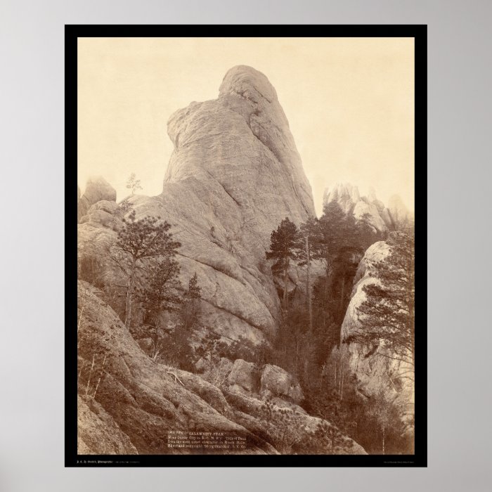 Calamity Peak near Custer City SD 1893 Poster