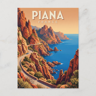 Calanques de Piana France Postcard
