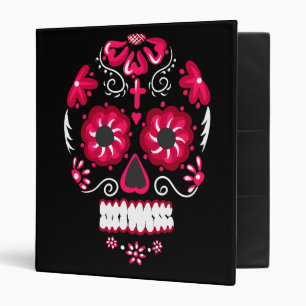 Calavera 3 Ring Binder