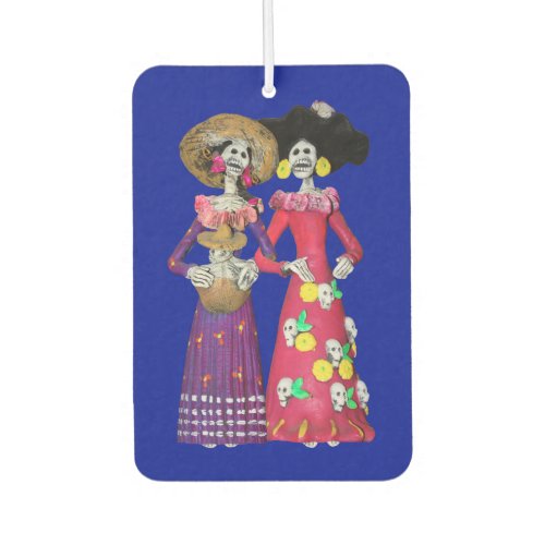 Calavera Amigas Car Air Freshener