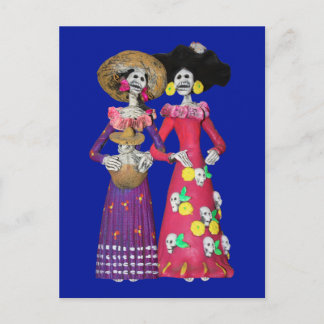 Calavera Amigas Postcard