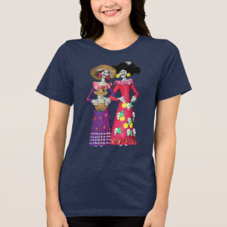 Calavera Amigas Tri-Blend Shirt