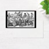 Calavera Bicyclists circa late 1800's Mexico (Desk)