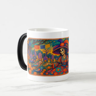 Calavera Catrina Coffee Mug – Colorful Día de los