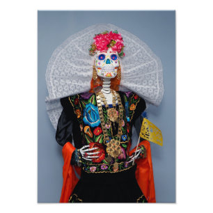 Calavera Catrina Tehuana Photo Print