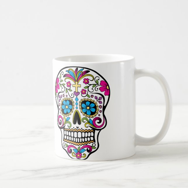Calavera Coffee Mug (Right)