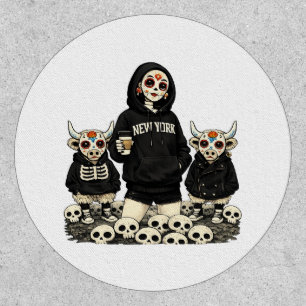 Calavera & Coo- Circle Patch