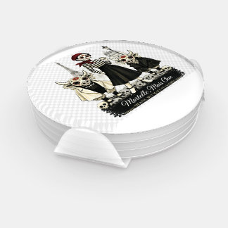 Calavera & Coo in Paris Coaster Set