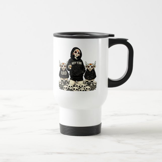 Calavera & Coo Watch Travel Mug (Right)