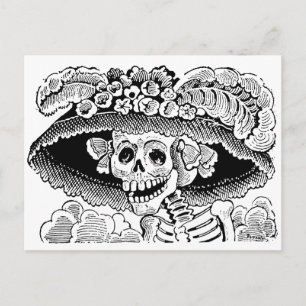 Calavera Garbancera by José Guadalupe Posada Postcard