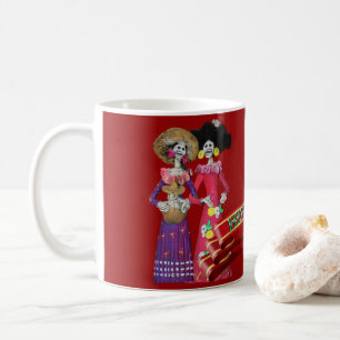 Calavera Hermanas Coffee Mug