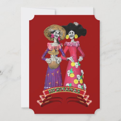 Calavera Hermanas Invitation