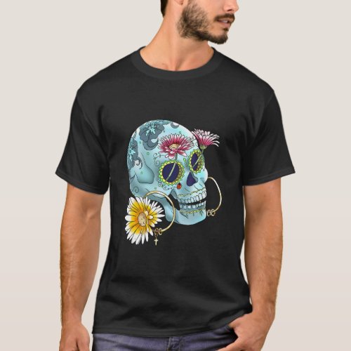 Calavera Mexican Dia De Los Muertos Day Of Dead T_Shirt