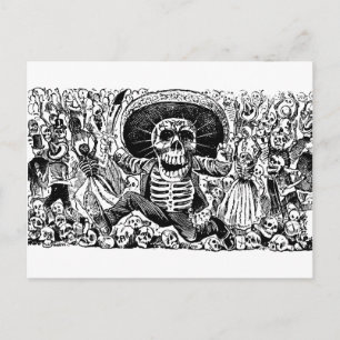 Calavera Oaxaqueña by José Guadalupe Posada Postcard