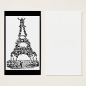 Calavera of the Eiffel Tower c. late 1800's (Front & Back)