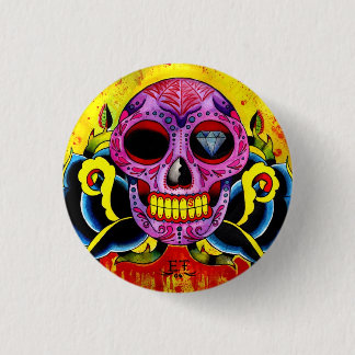 Calavera Pinback Button