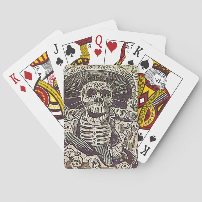Calavera Poker Cards (Back)