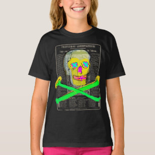 Calavera Skull Retro Vintage Mexican Letterpress T-Shirt