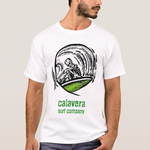 calavera surf company _ logo shirt