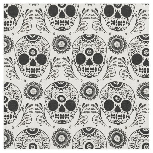 Calaveras - Skulls - Dia De Los Muertos Fabric