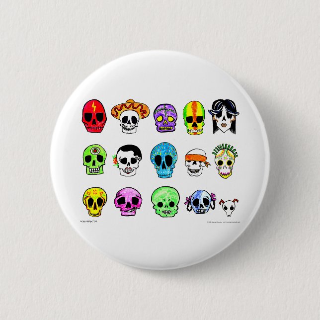 Calaveritas Button (Front)