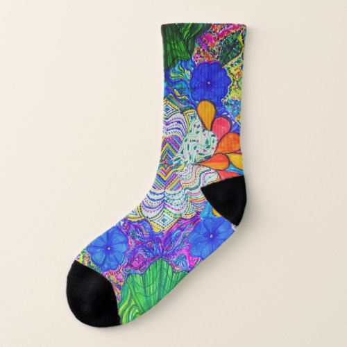 Calcetines de estampado integral socks