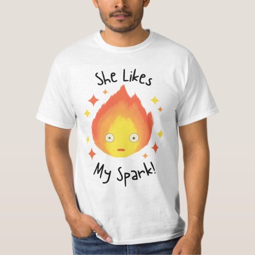 Calcifer funny art T_Shirt