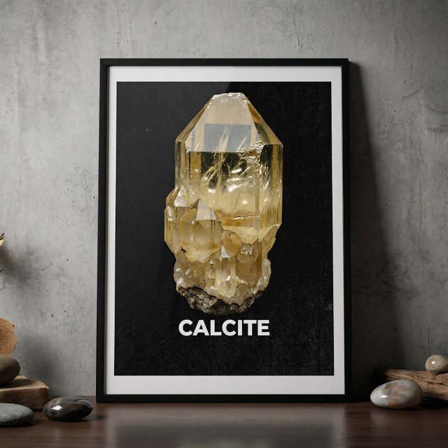 Calcite Crystal Gemstone Poster (Creator Uploaded)