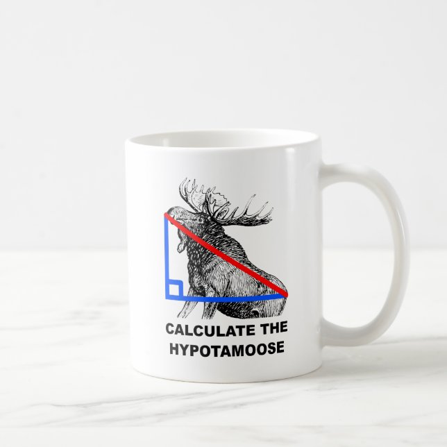 Calculate the Hypotamoose Funny Mug (Right)