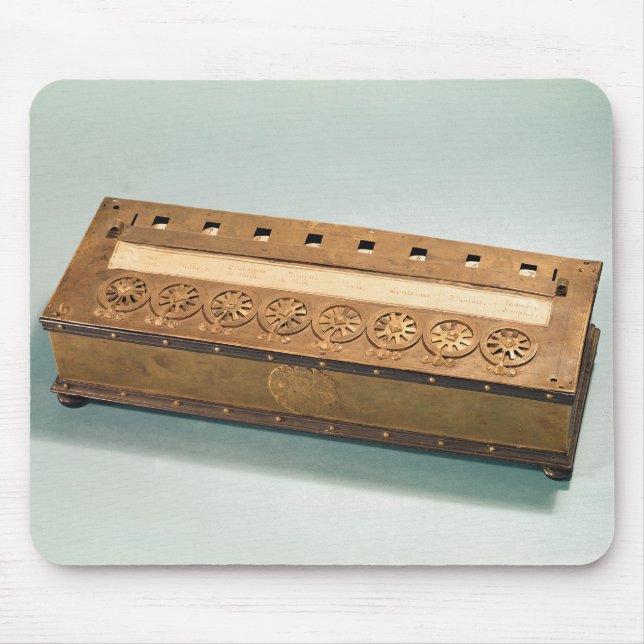 Calculating machine invented by Blaise Pascal Mouse Pad (Front)