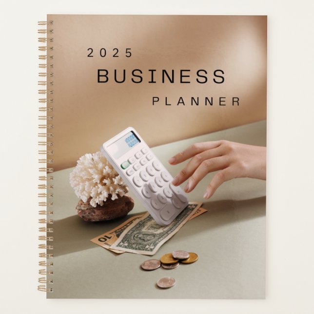 Calculator and Money business planner 2025 (Front)