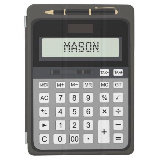 Calculator and Pen Case For The iPad Mini