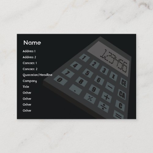 Calculator - Chubby Business Cards