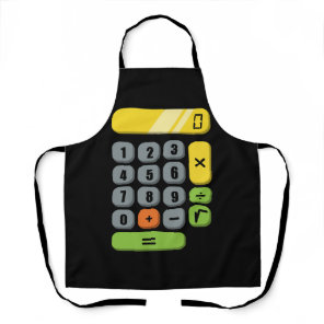 Calculator Costume Halloween Easy Cosplay Math Gee Apron