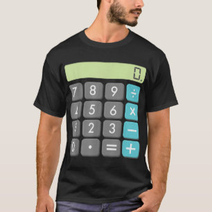 Calculator Halloween Costume Shirt Math Geek Cool 
