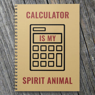 Calculator is My Spirit Funny Accountant Notebook