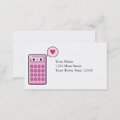 Calculator Love Business Card (Front/Back)