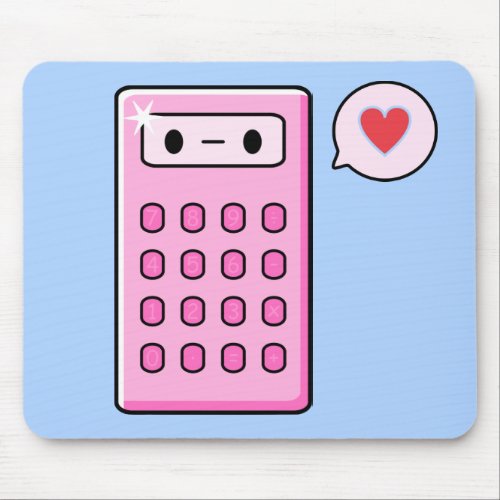 Calculator Love Mouse Pad