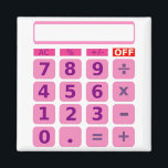 Calculator Magnet<br><div class="desc">Fun calculations are here!!! A perfect gift for math crazy girl :)</div>