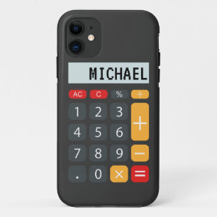 Calculator Math Personalized Name iPhone 11 Case