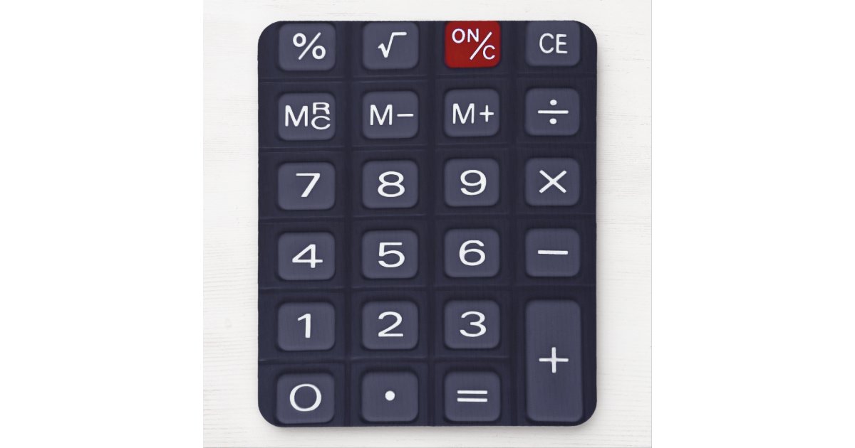 calculator mouse pad zazzle