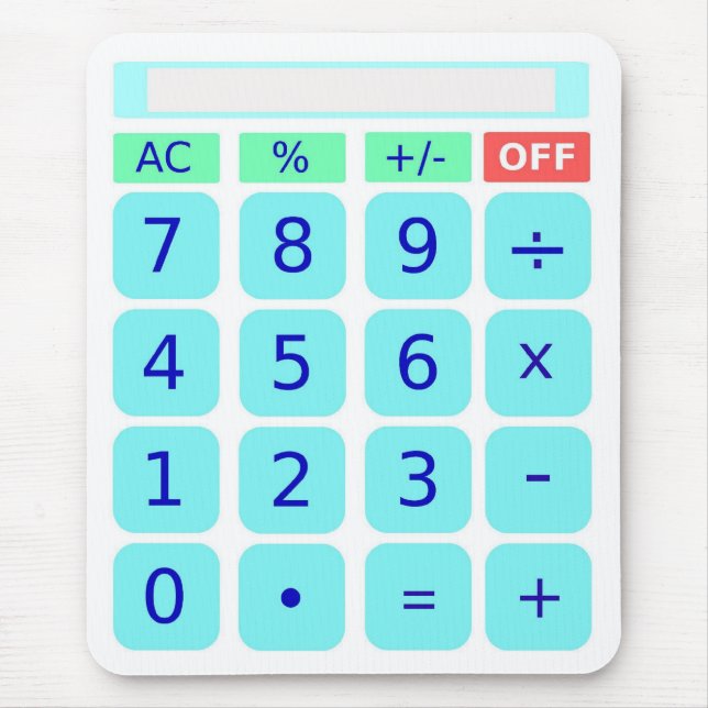 Calculator Mousepad (Front)