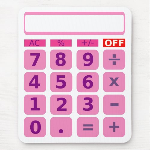 Calculator Mousepad