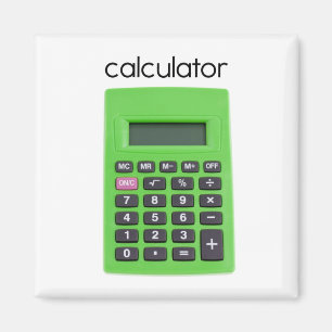 Calculator Refrigerator Magnet