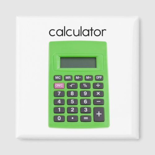 Calculator Refrigerator Magnet