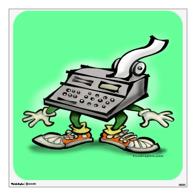 Calculator Wall Sticker (Front)